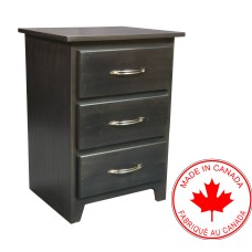 Denver 3 Drawer Nightstand