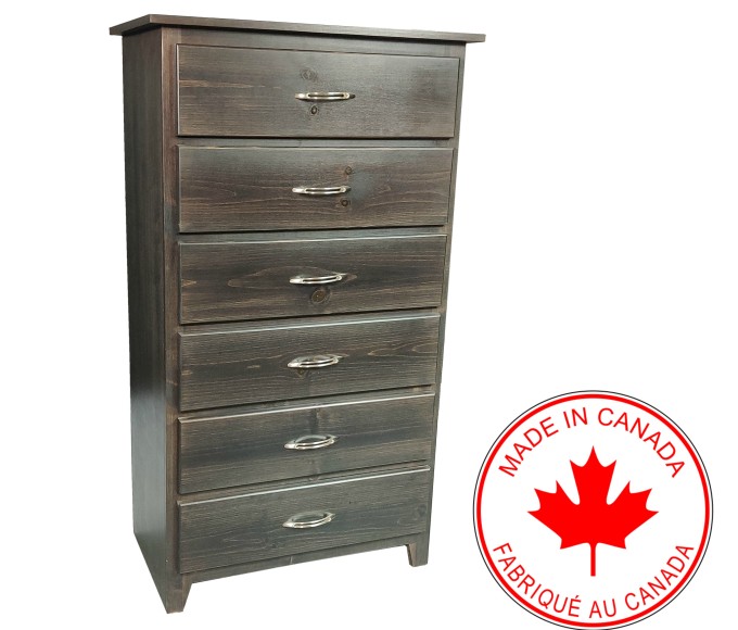 Denver 6 Drawer Chest