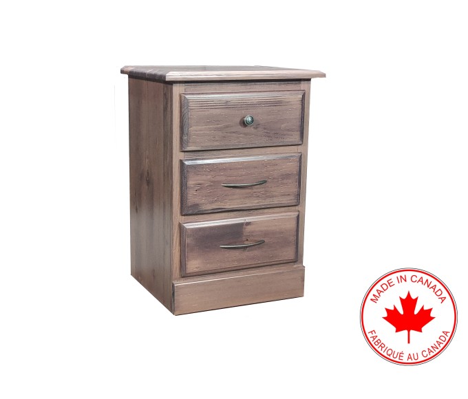 Montana 3 Drawer Nightstand