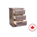 Montana 3 Drawer Nightstand