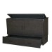 Aztec Grey Cabinet Bed - Queen